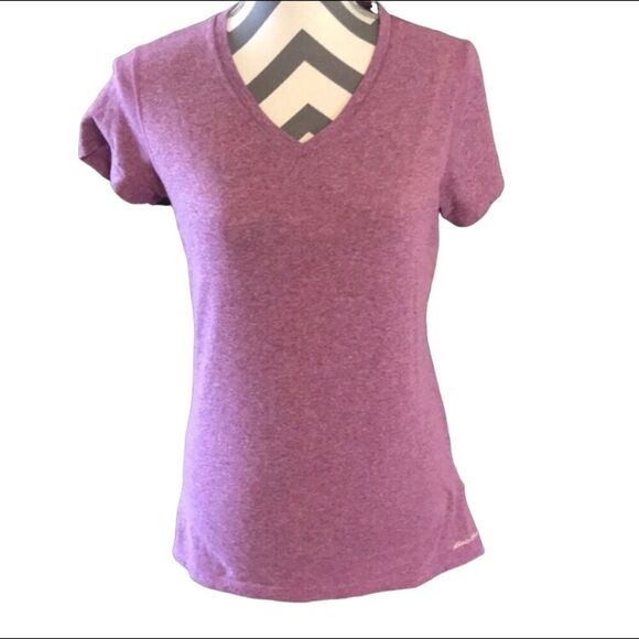 Eddie Bauer FreeDry Shirt MEDIUM V-Neck Shirt - Picture 1 of 6